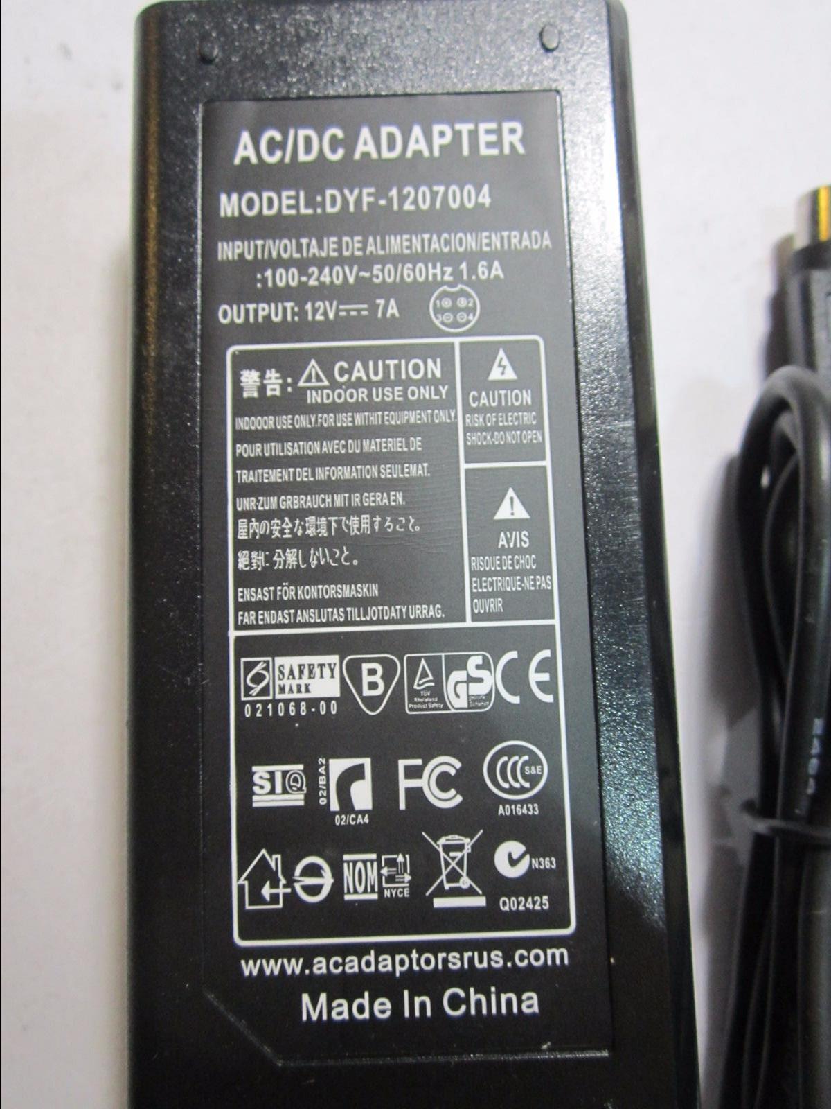 12V 6.67A 4 Pin Mains AC-DC Adaptor Power Supply PSU for Lacie 5Big Network 2 - Zdjęcie 1 z 1