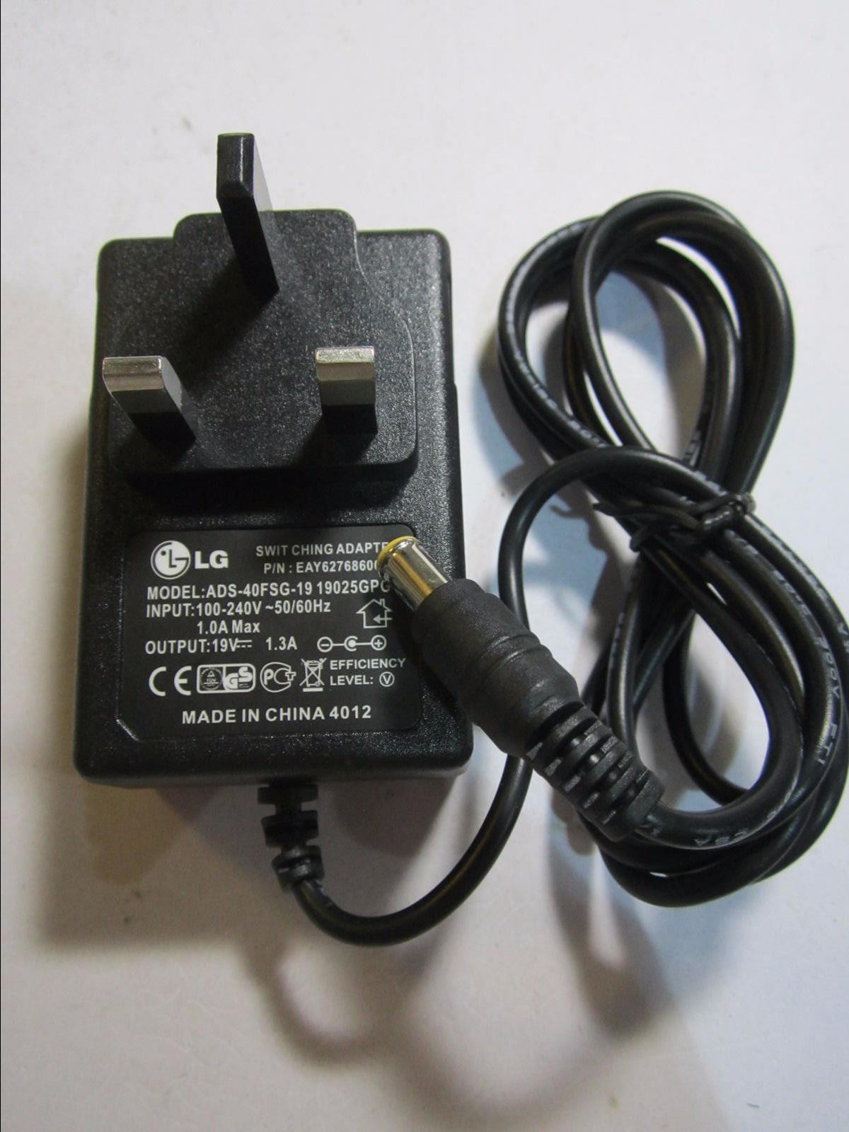 UK 19V 1.3A Replacement AC Adaptor Power Supply for LG Flatron E2242CBN Monitor