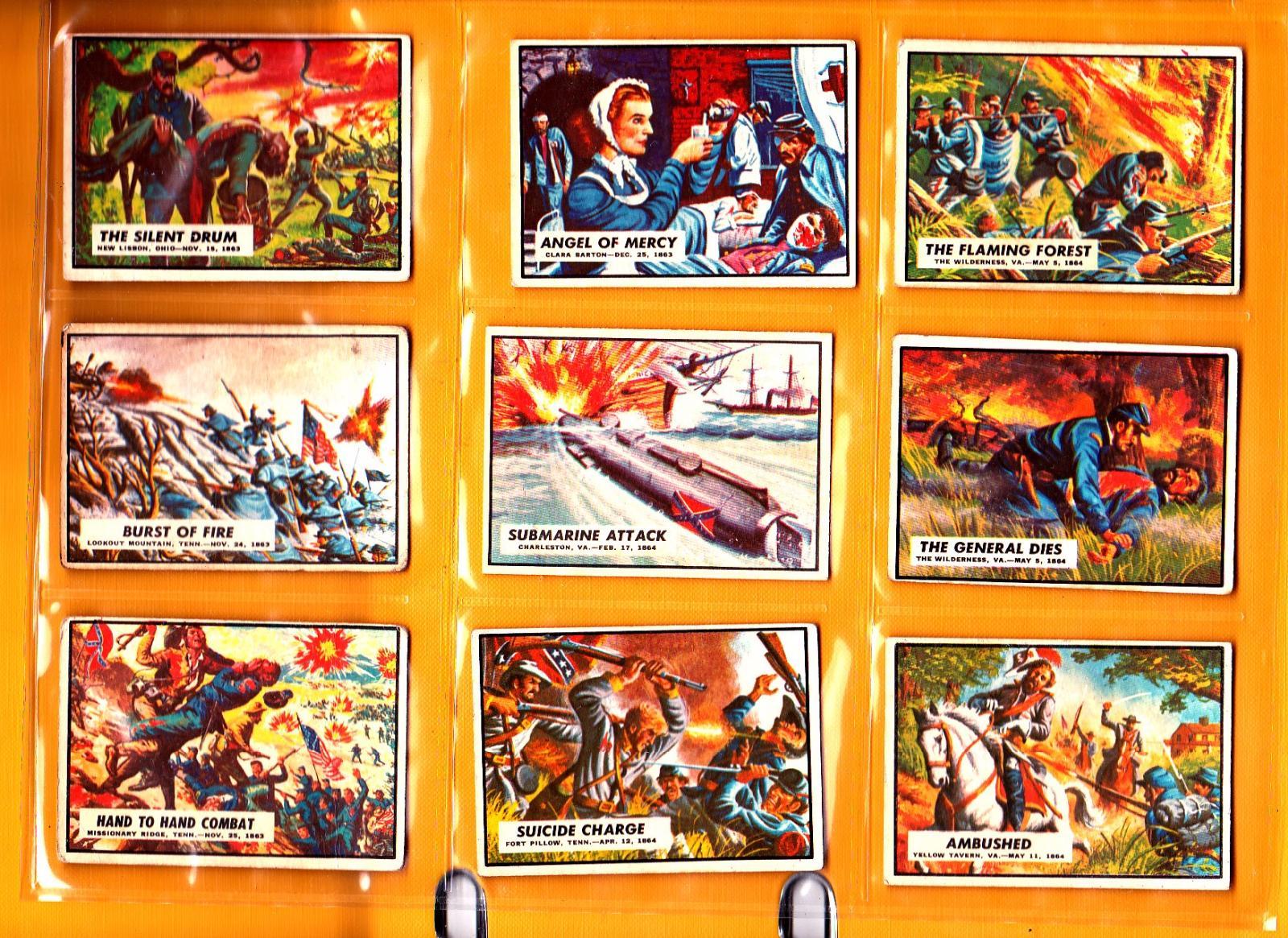 CIVIL WAR NEWS A&BC Bubble Gum Original cards FULL SET of 88 | eBay