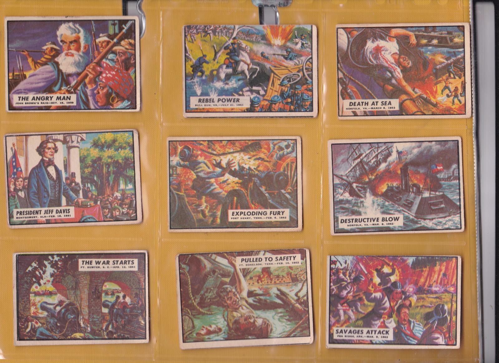 CIVIL WAR NEWS Bubblegum Cards by A&BC Gum 1965 | eBay