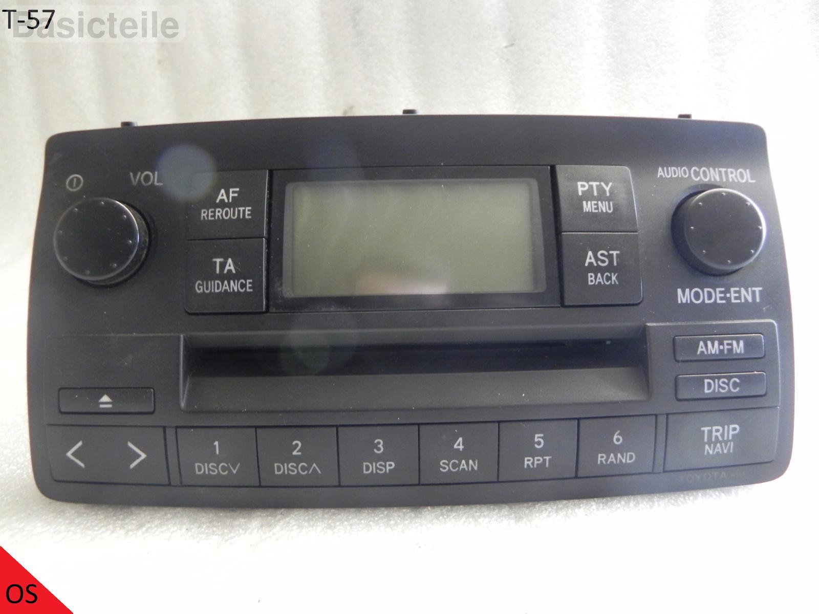 Toyota Corolla E12 Radio Stereo Cd Player Head Unit W58802 86120-02260 | Jpegbay.com