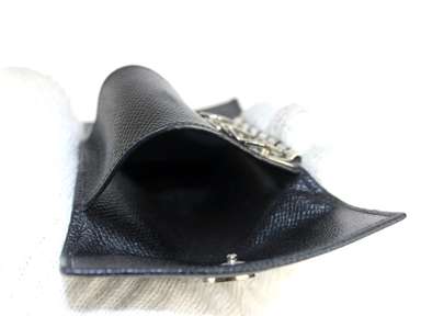 AUTHENTIC BVLGARI BLACK LEATHER 5 HOOKS KEY HOLDER KEY CASE ITALY