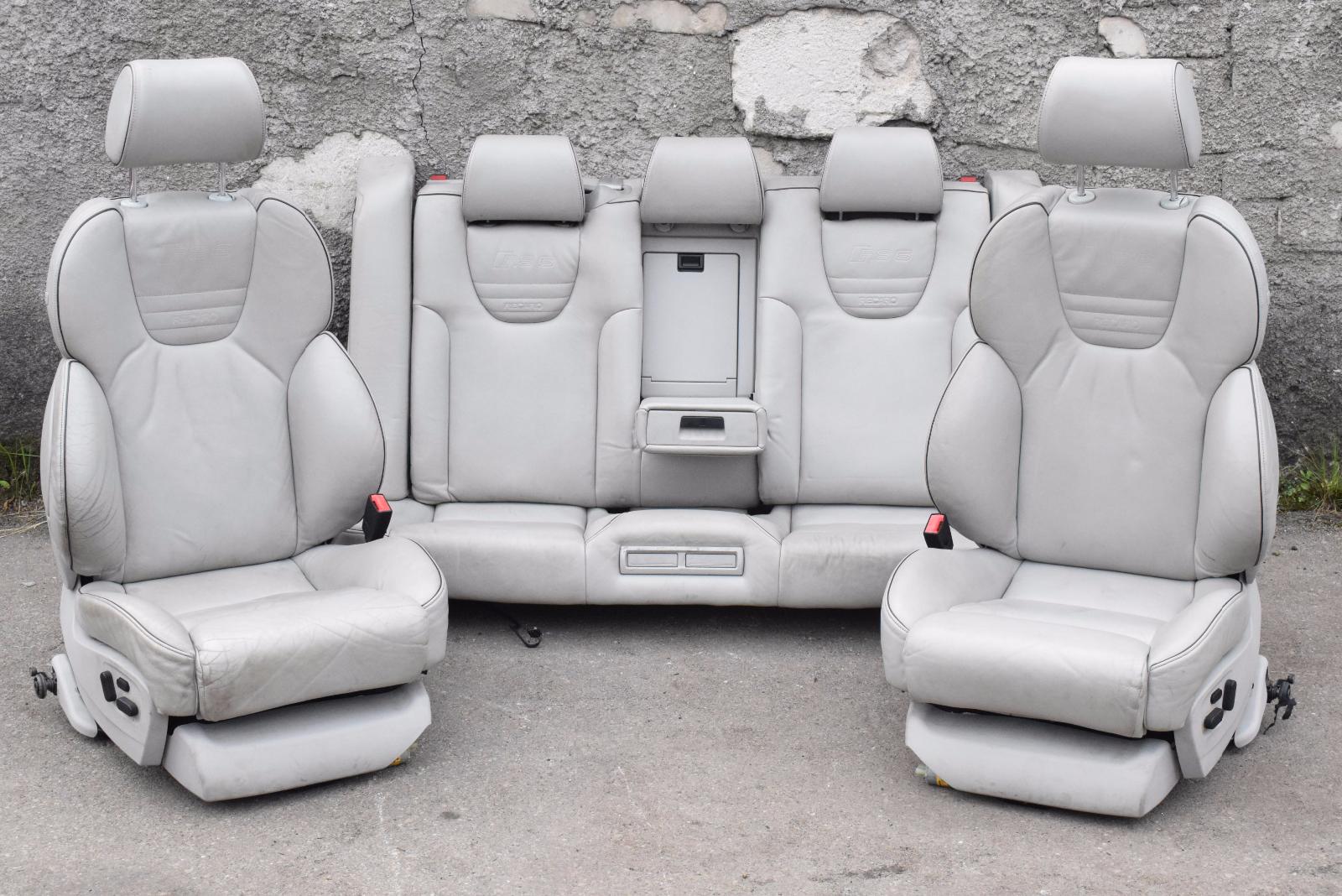 Audi Rs6 C5 4b Recaro White Leather Complete Interior Set
