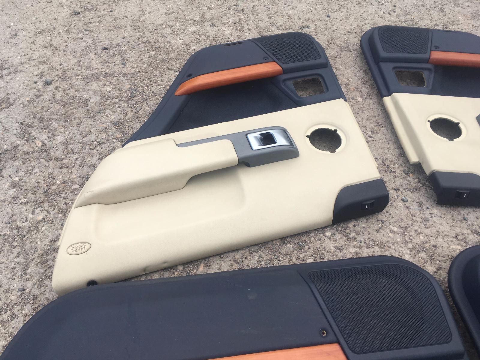 Rangerover 3rd L322/LM44 ドアトリムパーツセット Range Rover L322 Interior Leather & Wood Set of 4 Door Cards