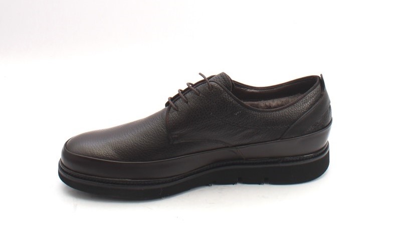 ROBERTO SERPENTINI 23900a Dark Brown Leather Lace-Up Shearling Shoes BrugliaMilanoWomen_sShoes-  main image 4