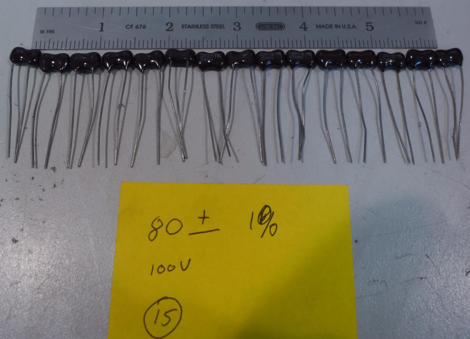 5 Pc Lot S01029-172 1//2 pf silver mica capacitor 4 pf 500 volt 500V