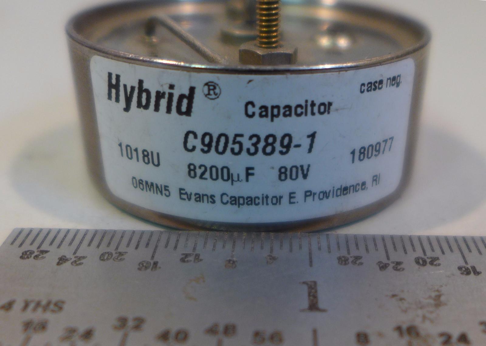 Evans Hybrid Capacitor 8200uF 80V C9053891 eBay
