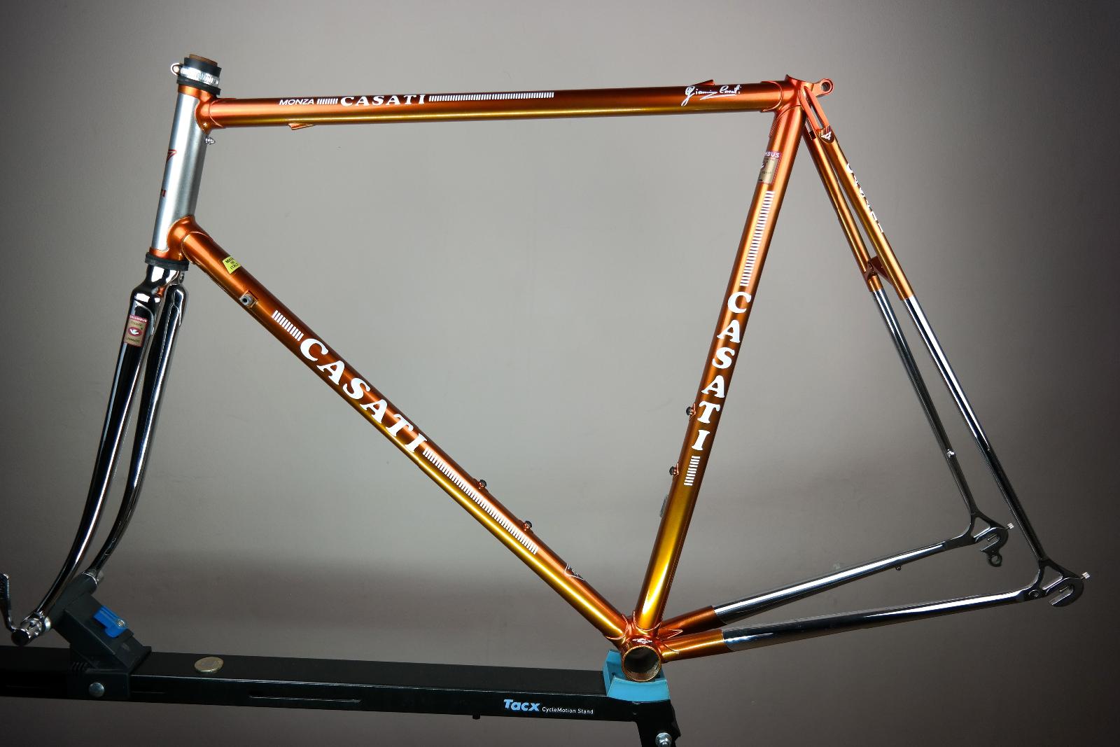 CASATI MONZA COLUMBUS TSX STEEL FRAME SET STUNNING CROMOVELATO 