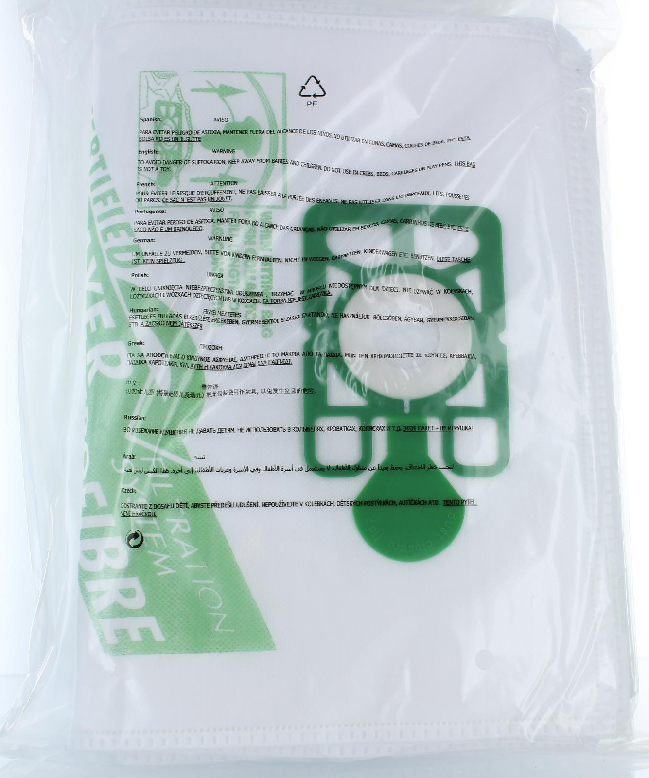 Pack of 10 Numatic Henry/Hetty/Basil/James Hoover Dust Bags 5 Layer