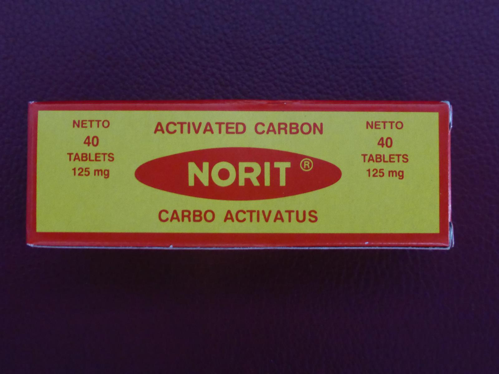 NORIT Activated Carbon Charcoal Flautulence Indigestion Gastro Disorder