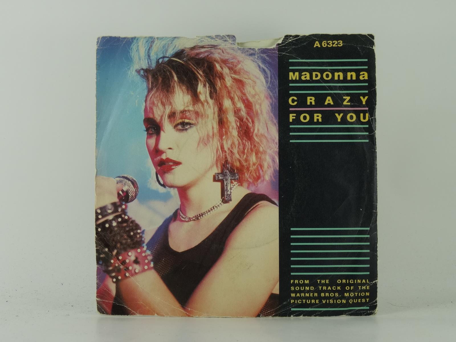 Madonna Crazy For You 1 1 Vg Ex 2 Track 7 Single Picture Sleeve Geffen Ebay