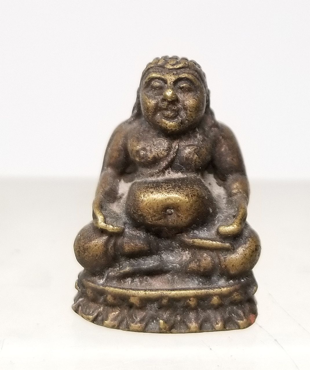 Antique Chinese Miniature Fat Laughing Buddha Figure Statue Asian | eBay