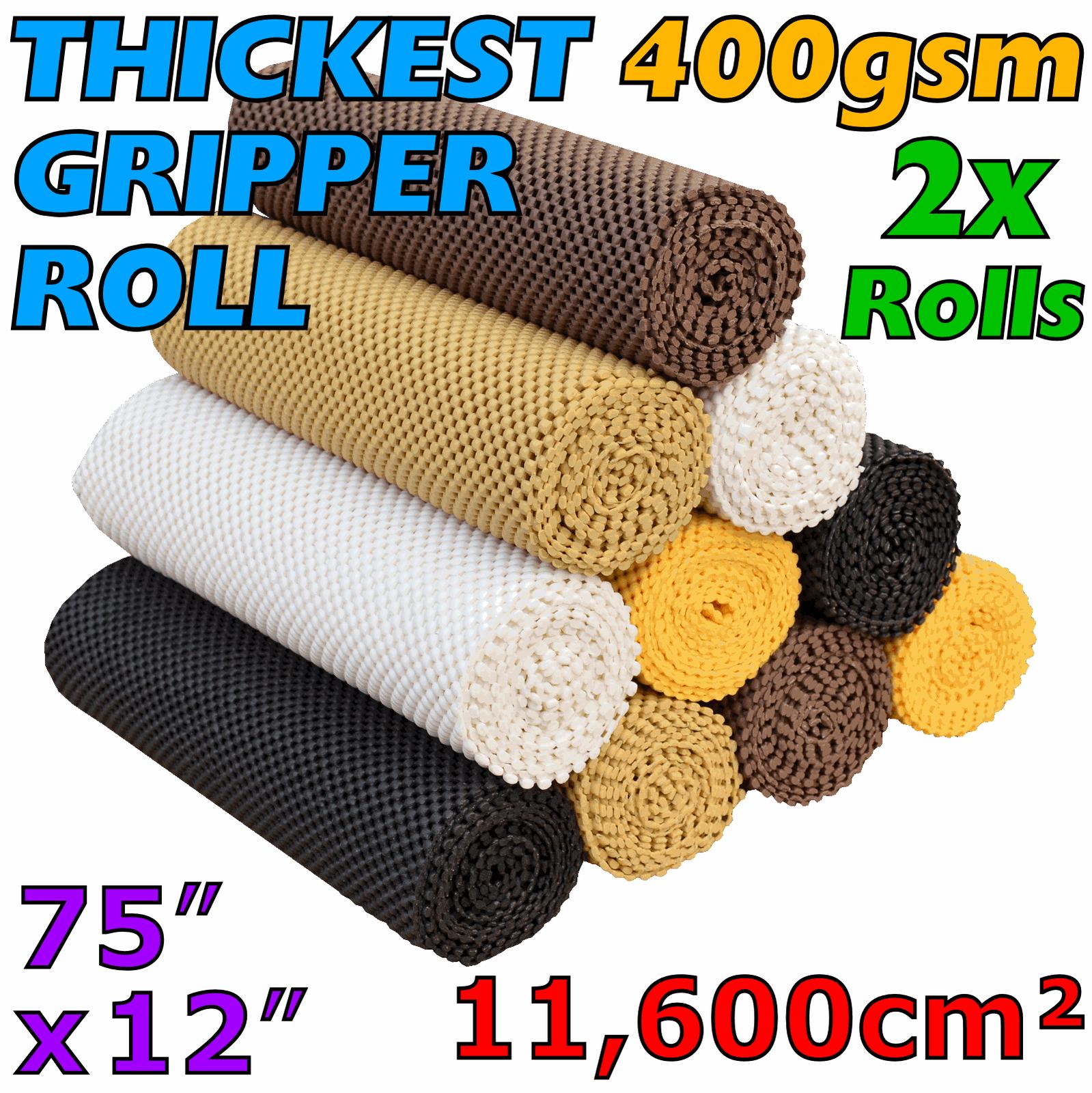 MEDIPAQ™ NonSlip Gripper Roll x2 Floor Mat Rug Tray Drawer Grip