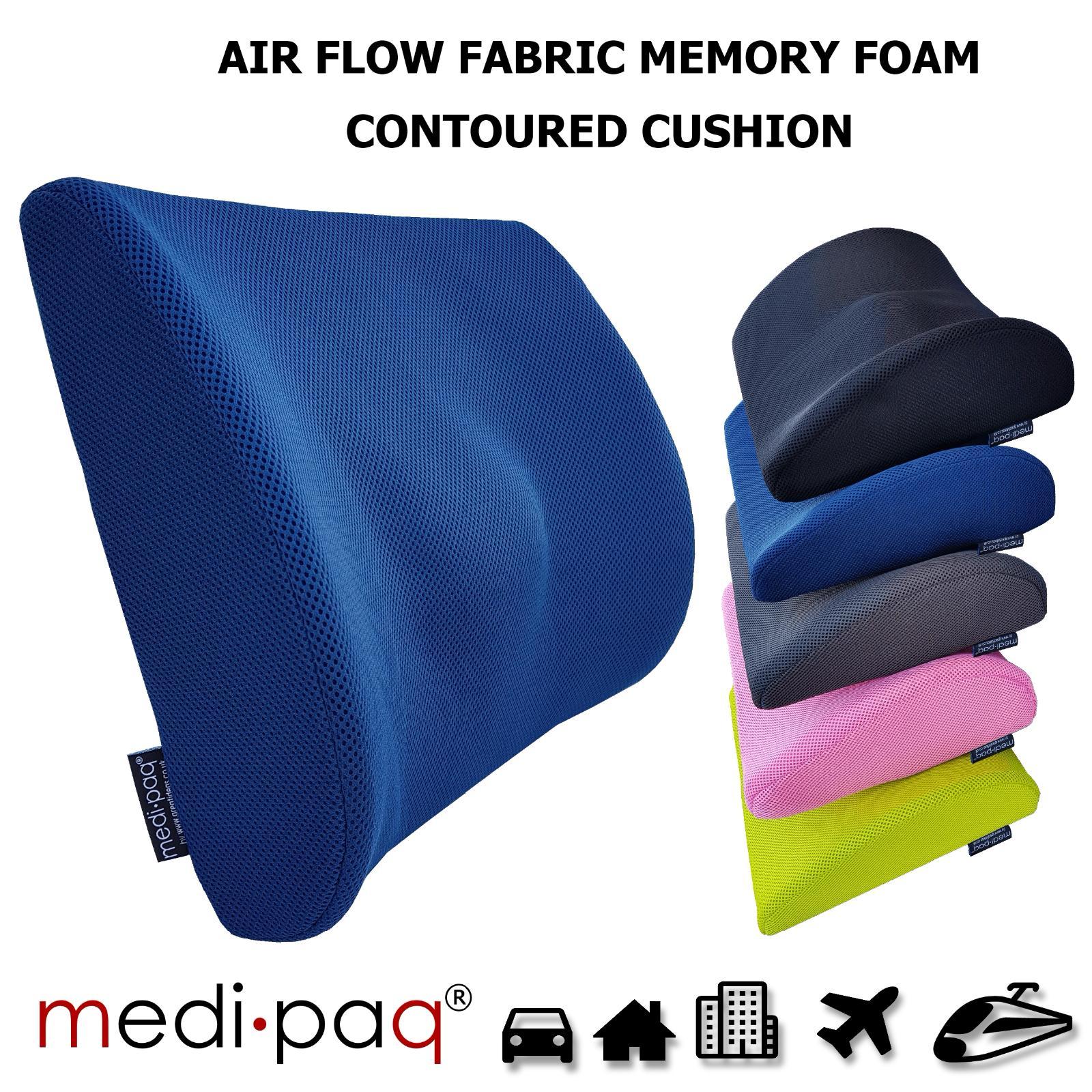 Memory Foam Back Support Cushion 3D Orthopaedic Posture Lumbar Pain