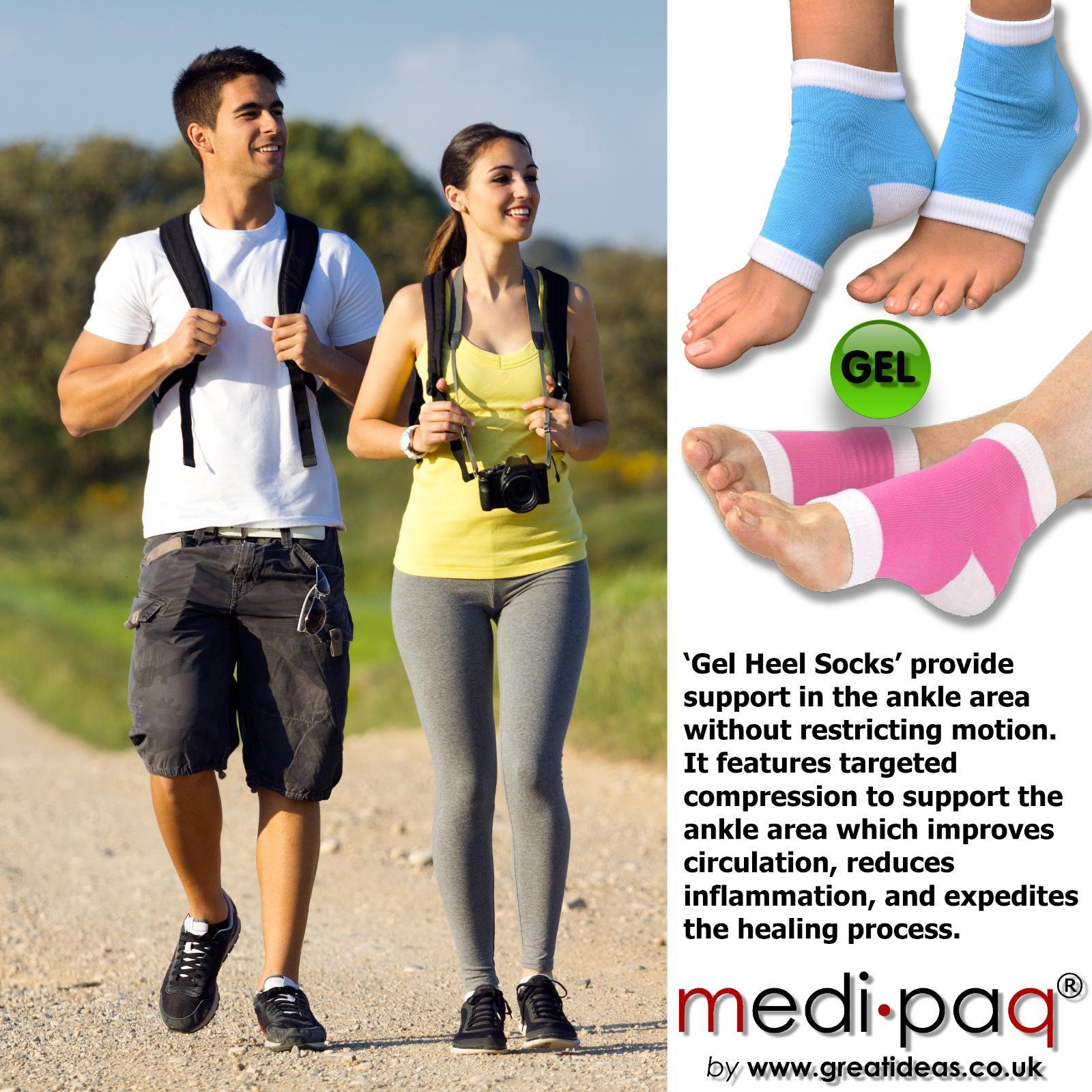 Recovery Gel Heel Socks - No More Friction!