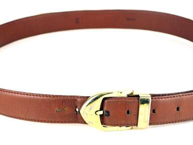 Auth Louis Vuitton Paris Brown Leather Mens Belt Size 44 / 110 cm VI0956 France | eBay