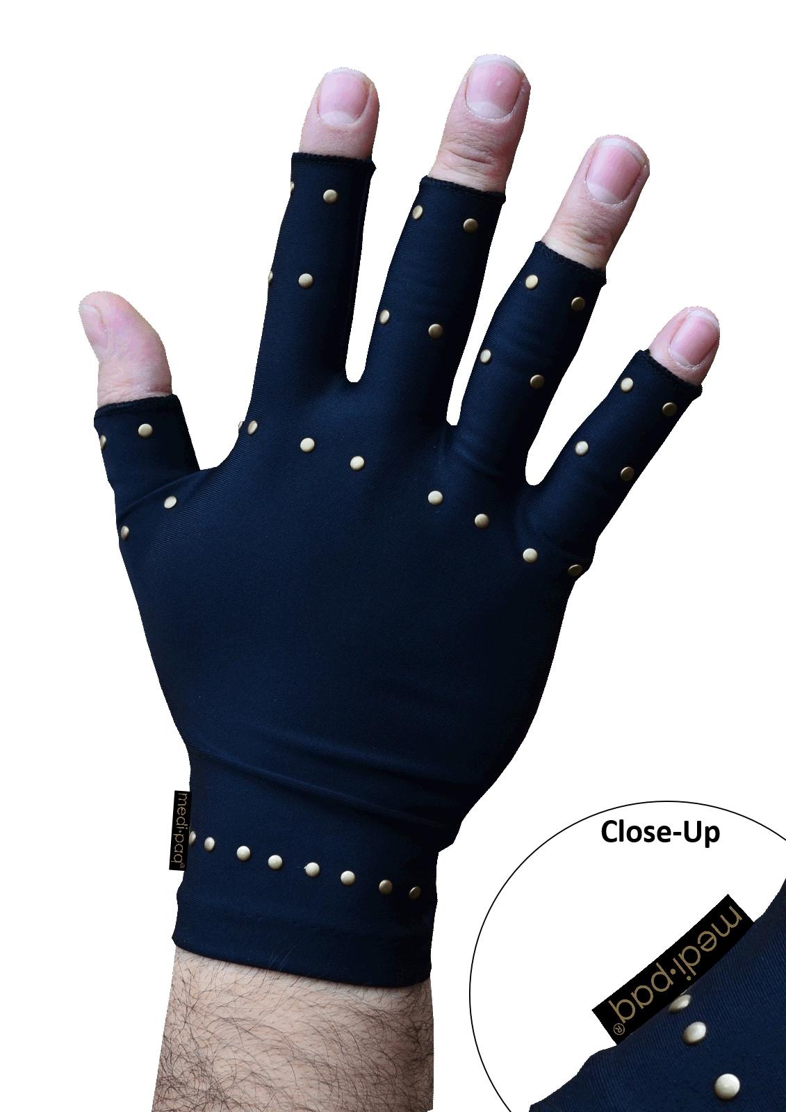 Copper Fit Compression Gloves Rheumatoid Arthritis Support Carpal ...