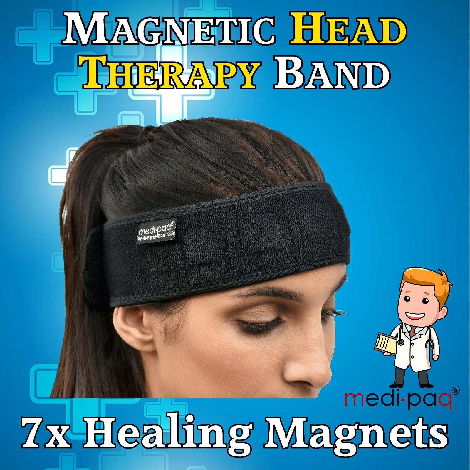 Headache Migraine Relief Therapy Healing Headband Natural Neck