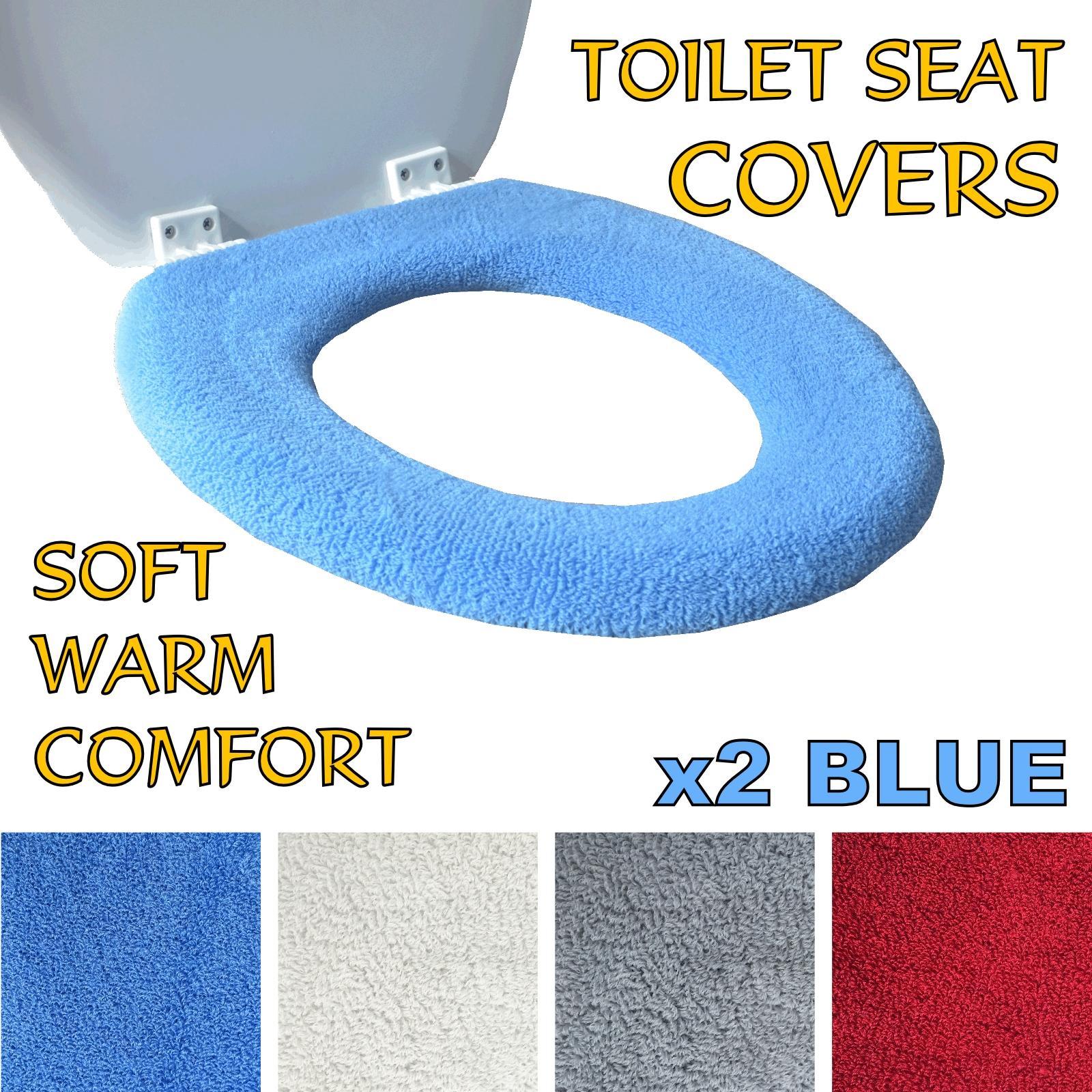 MEDIPAQ™ Super Warm Fleece Toilet Seat Cover Easy Fit Washable Cosy